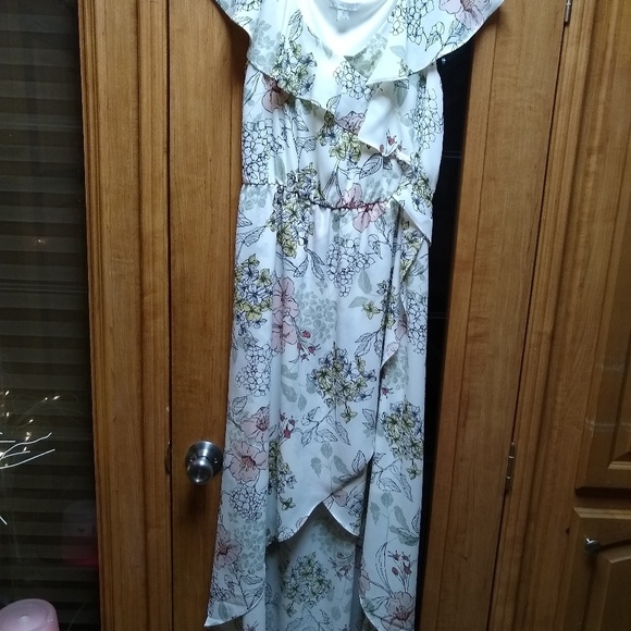 Floral High/Low Dress - Picture 3 of 6